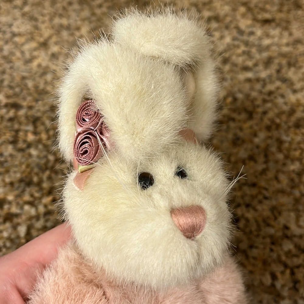 Boyds Bears Adorable Pink Plush Bunny - Picture 5 of 5